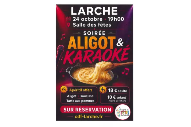Soir&eacute;e ALIGOT et KARAOKE