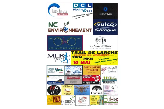 Trail urbain de Larche - dimanche 10 mai 2026